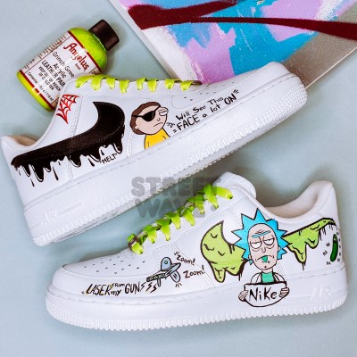 Кроссовки Nike Air Force 1 Low // Rick and Morty //