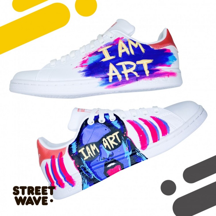Кроссовки Adidas Stan Smith // I AM ART //